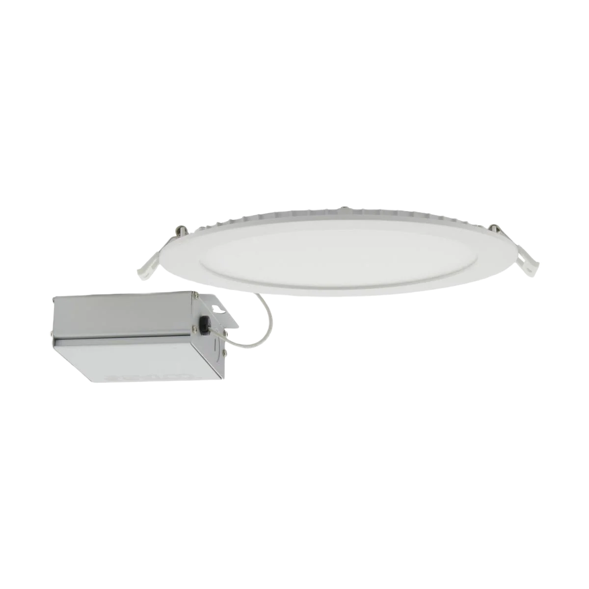 Flexible Satco 24 Watt LED Direct Wire Downlight with Remote Driver 8 in. Refined