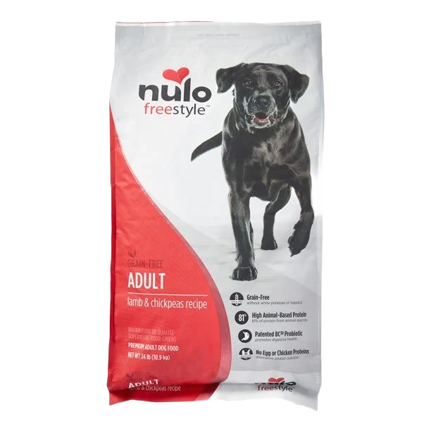 Detailed Nulo style High-Protein Lamb Chickpeas Adult Dry Dog Food 24 lb. Classic