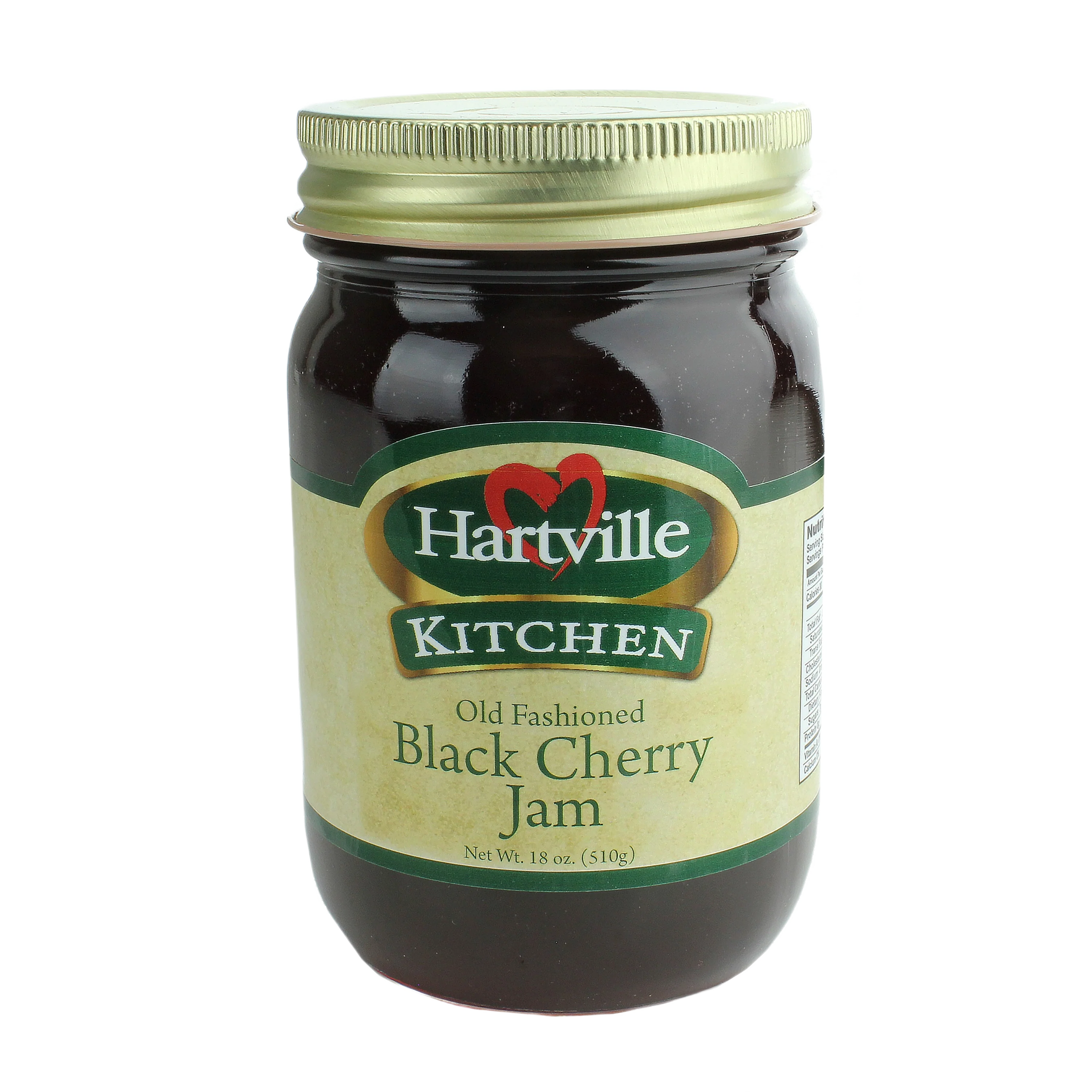 Luxury Hartville Kitchen Old Fashioned Black Cherry Jam 18 oz. Safe
