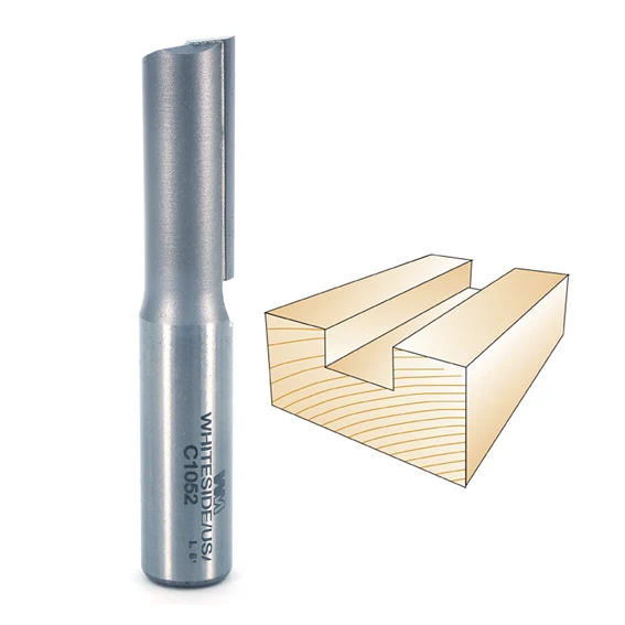 Contemporary Whiteside CNC Single Flute Straight Bit 1 2 in. SH x 1 2 in. CD x 1-1 4 in. CL Certified