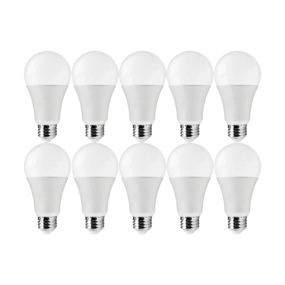 World-Class Satco 14 Watt A19 LED Warm White Medium Base Light Bulb 10-Pack Lightweight
