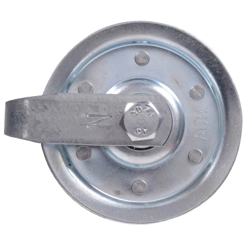Authentic Hillman 4 in. Garage Door Pulley – Includes Fork Bolt Nut – Galvanized Sustainable