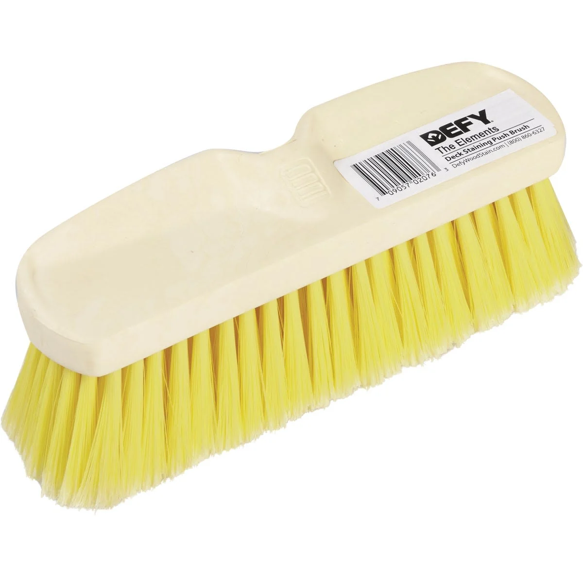 Unique Defy 10 in. Flagged Deck Staining Push Brush Minimalist