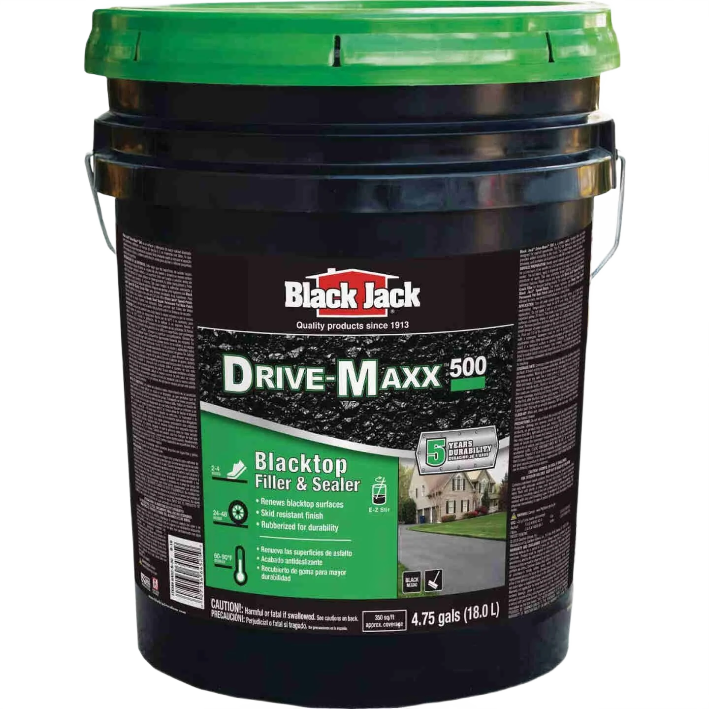 Natural Black Jack Drive-Maxx 500 Blacktop Filler and Sealer 5 Gallon Practical