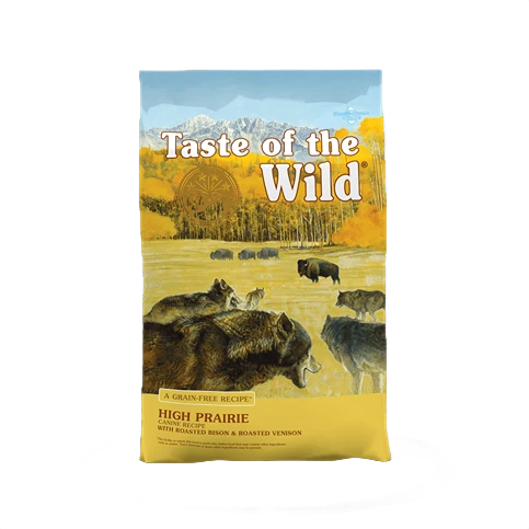 Powerful Taste of The Wild Wild High Prairie Bison Venison Canine Recipe Dry Dog Food 15 lb. First-Class