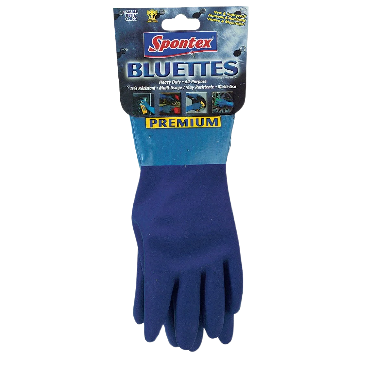 Practical Spontex Bluettes Small Neoprene Rubber Glove Natural