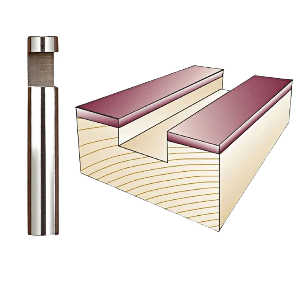 Artisan Whiteside Dado Trim Bit w Small Pilot 1 4 in. SH x 1 4 in. CL Pure