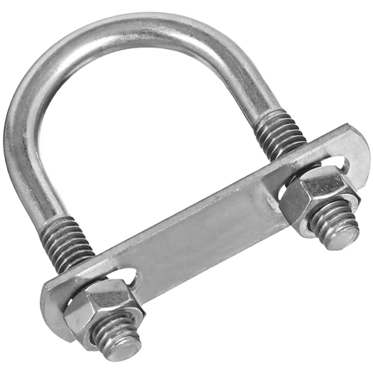 Trendy National Hardware 5 16 x 1-3 8 x 2-1 2 Stainless Steel Round U Bolt Fashionable