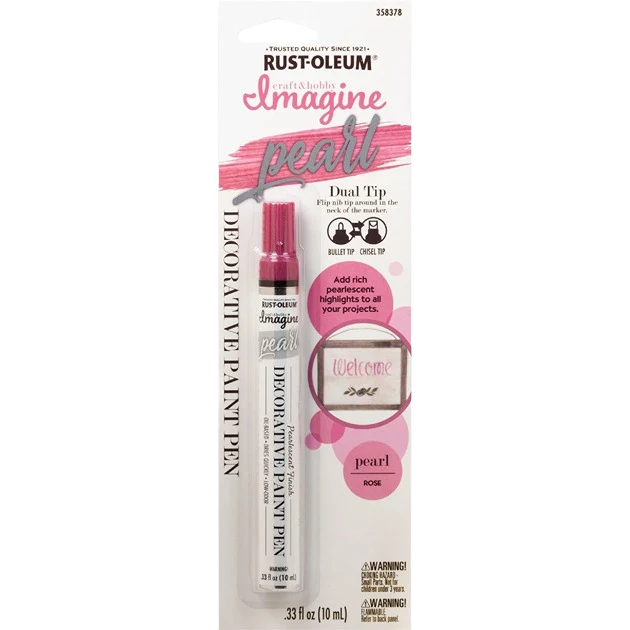 Detailed Rust-Oleum Rose Pearl Imagine Decorative Paint Pen Stylish