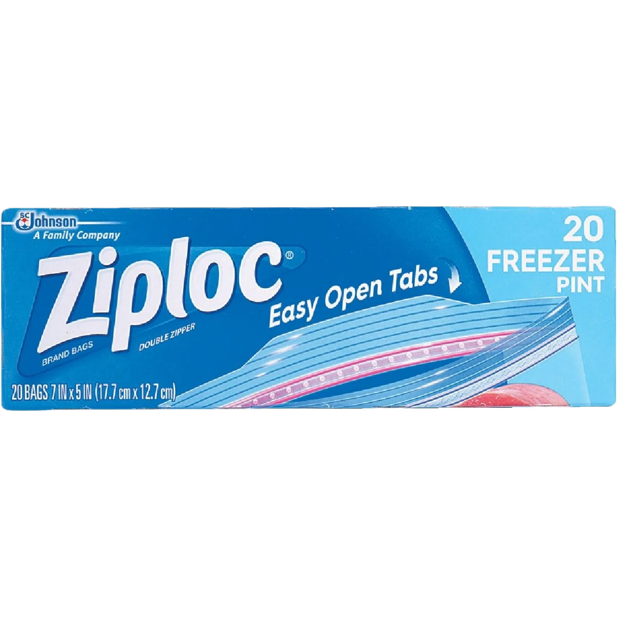 Premium Material Ziploc 1 Pint zer Bags 20-Pack Convenient
