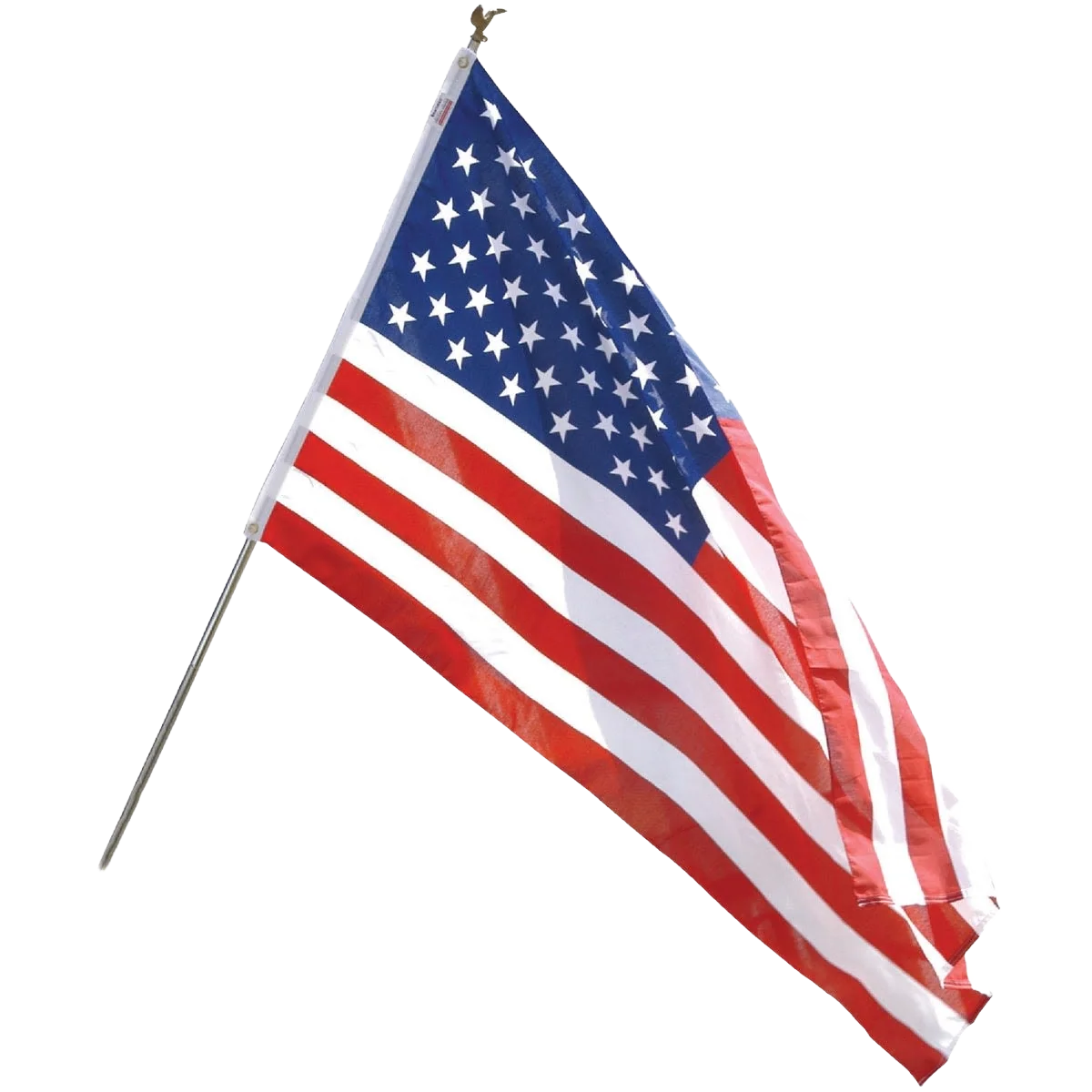 Innovative Valley Forge Polycotton American Flag Pole Kit 6 ft. Detailed