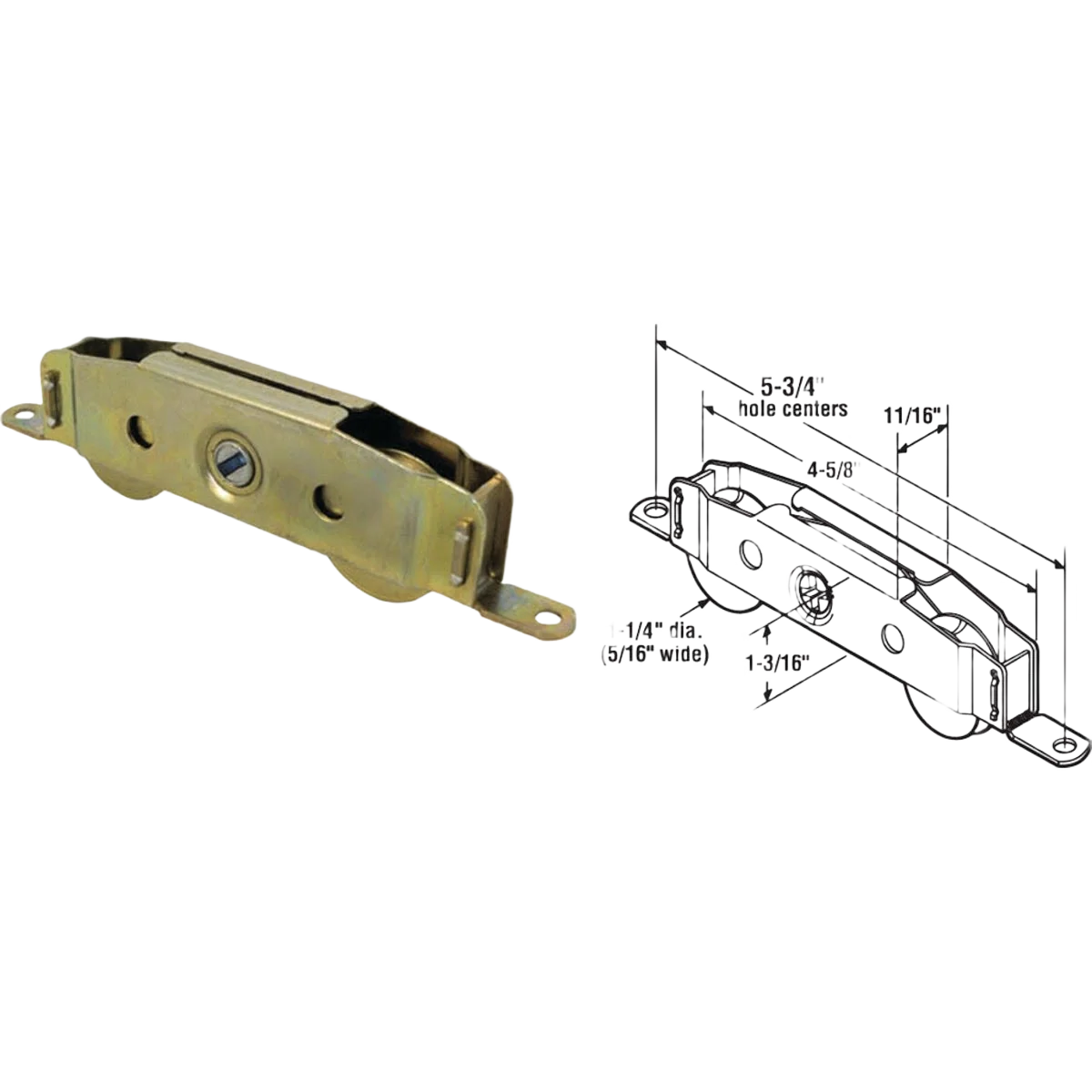 Luxury Prime-Line Tandem Steel Patio Door Roller with Housing Assembly Consistent