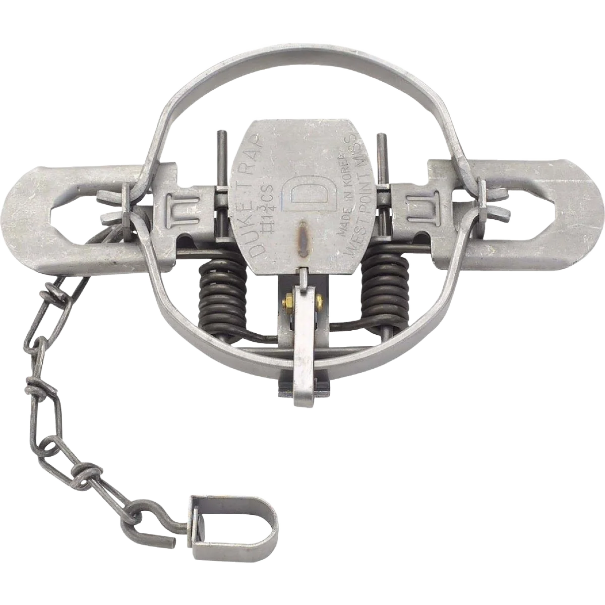 First-Class Duke Traps Steel Coil Spring Animal Trap 5.25 in. Genuine