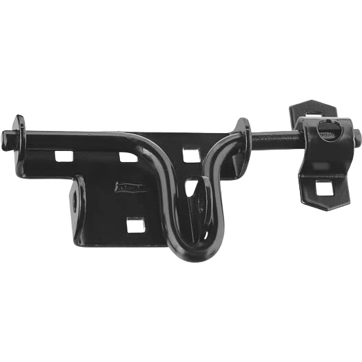 Carefully Designed National Hardware Black Swing Slide Bolt Latch Verified
