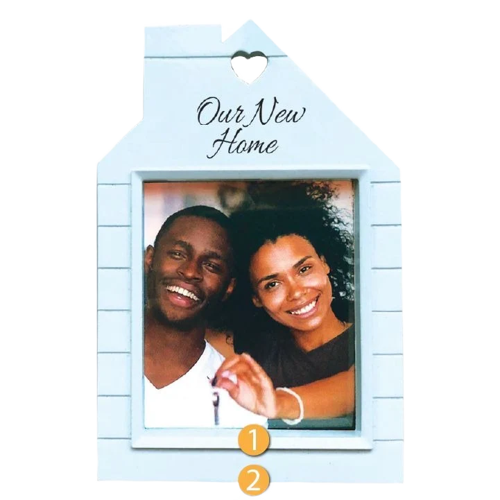 Safe PolarX Personalized Our First Home Frame Ornament Next-Generation