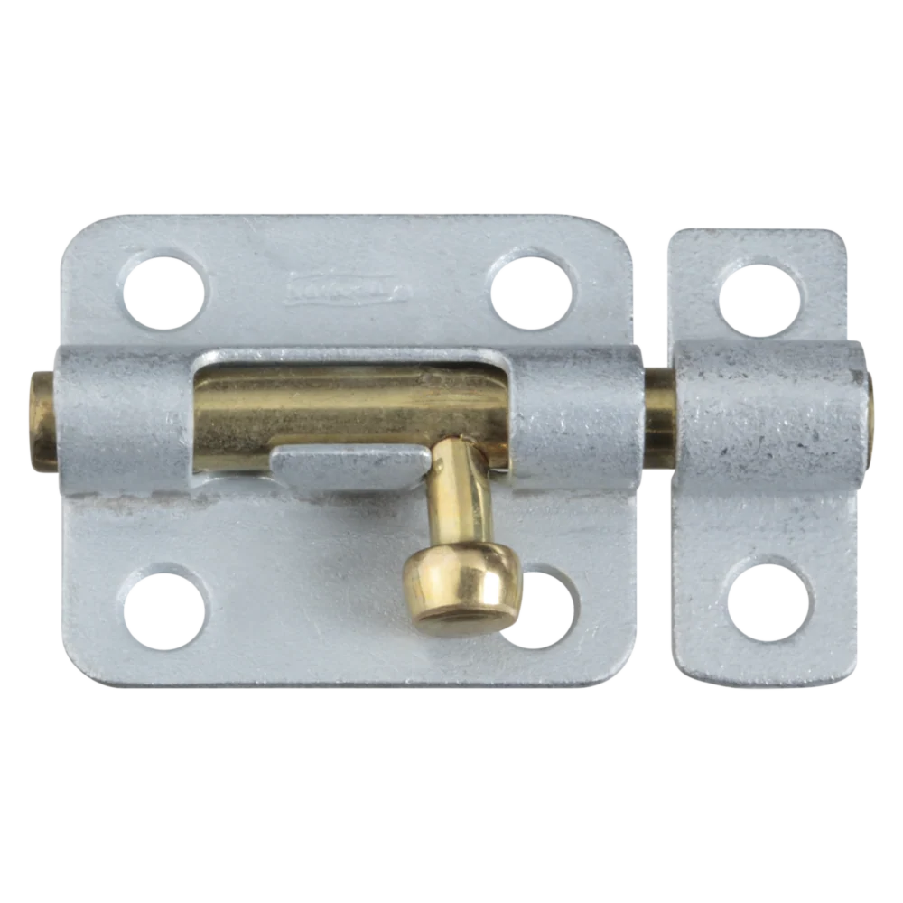 World-Class National Hardware 2-1 2 Galvanized Steel Door Barrel Bolt Secure