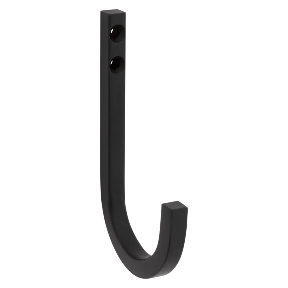 Exclusive National Hardware 4 Matte Black Reed Multipurpose Hook 2-Pack Stylish