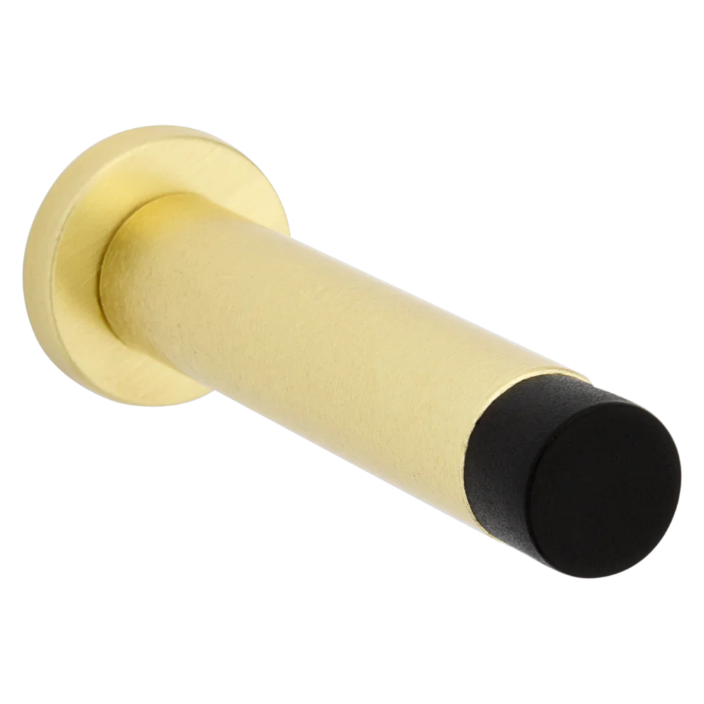 World-Class National Hardware 3 Brushed Gold Cooper Door Stop Safe