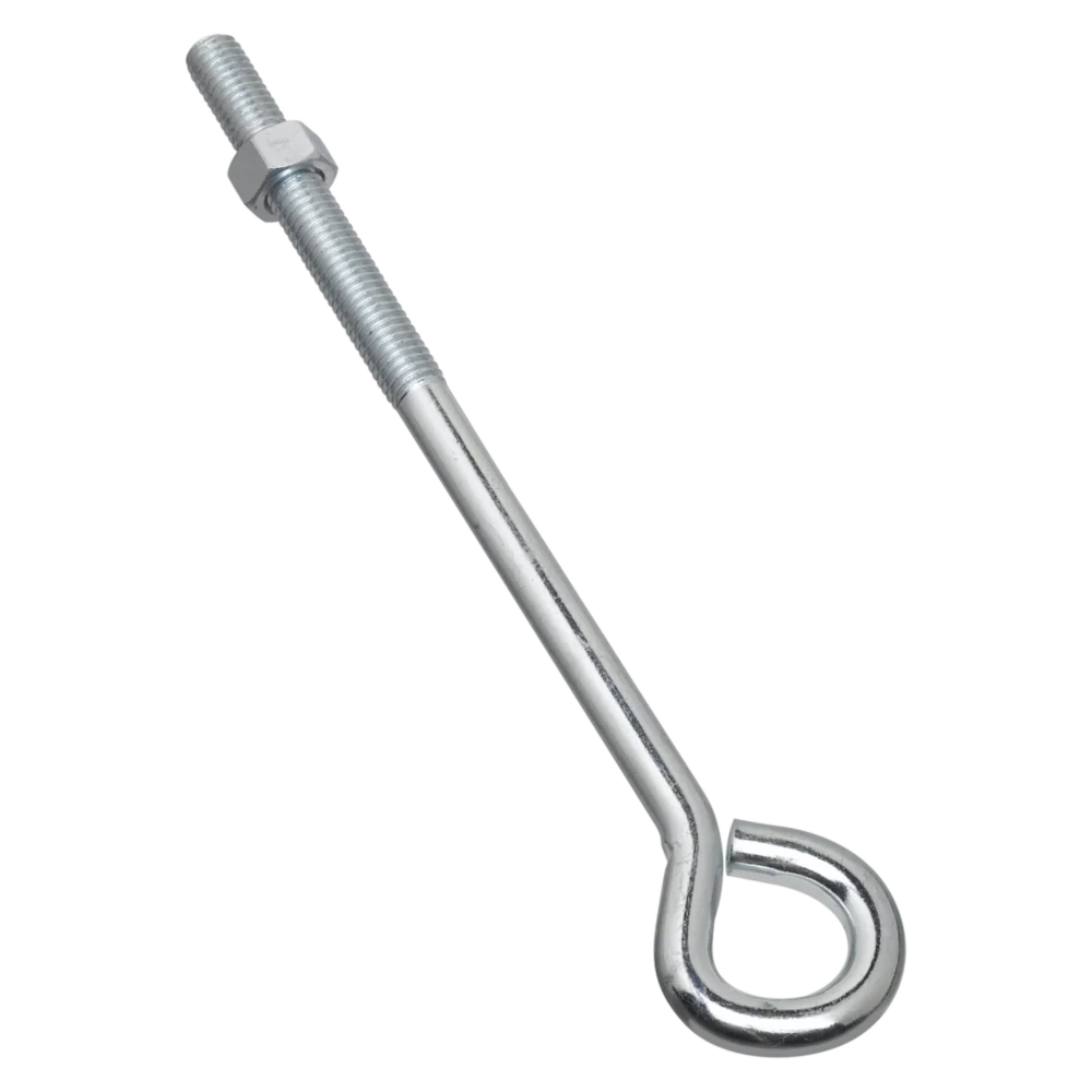 Traditional National Hardware 1 2 x 10 Zinc Eye Bolt with Hex Nut High-Quality