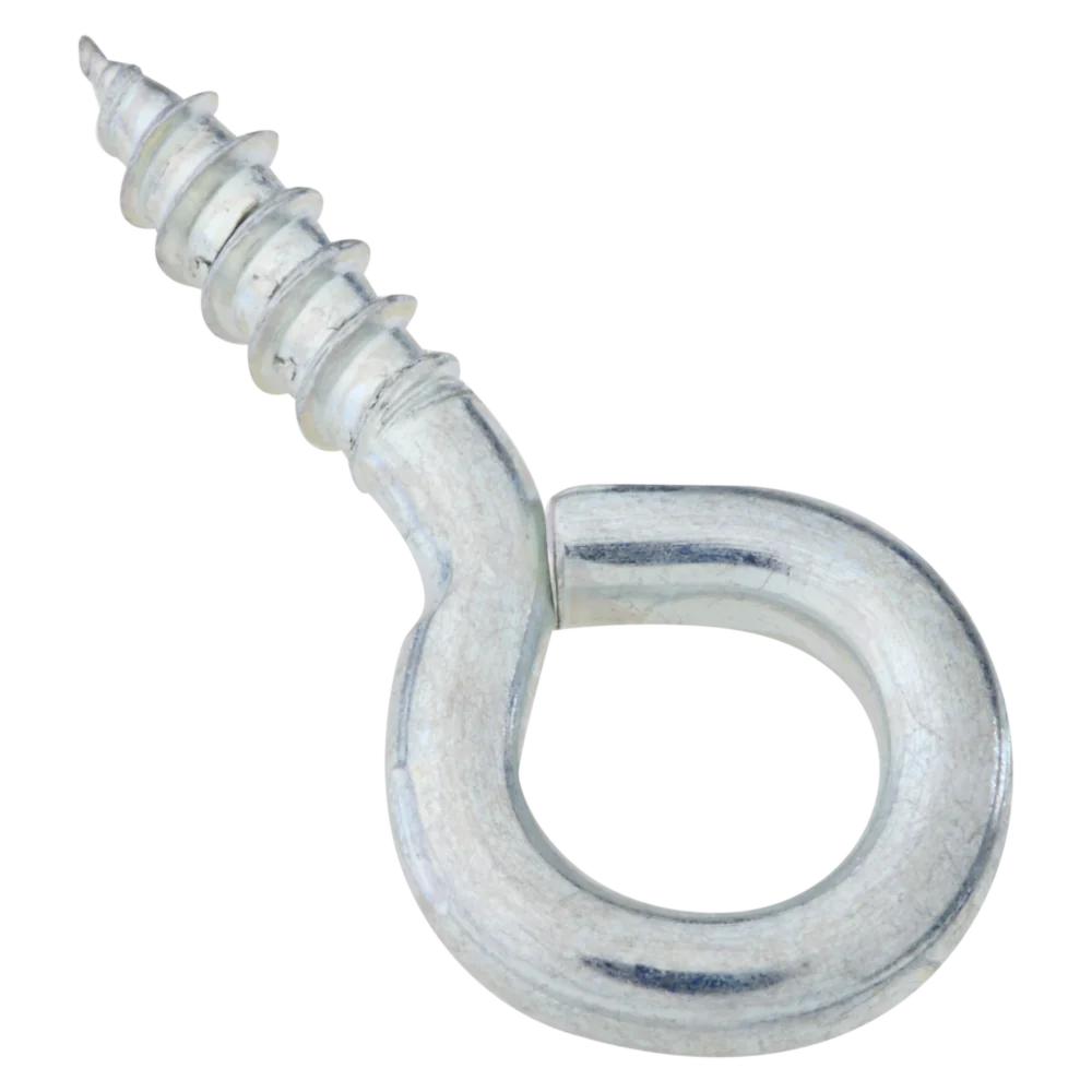 Solid National Hardware 106 Zinc Medium Screw Eye 5 Ct. Lightweight