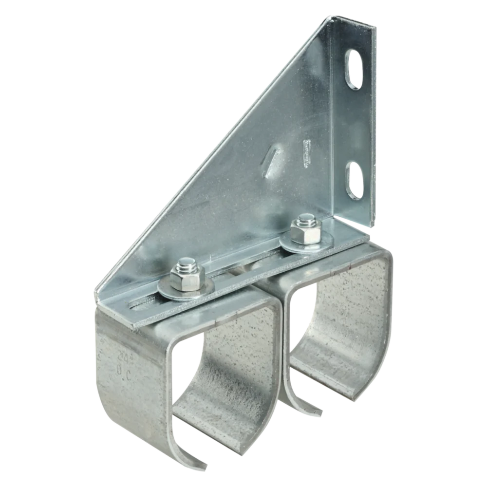 Fine Crafted National Hardware Galvanized Double Round Rail Barn Door Bracket Advanced