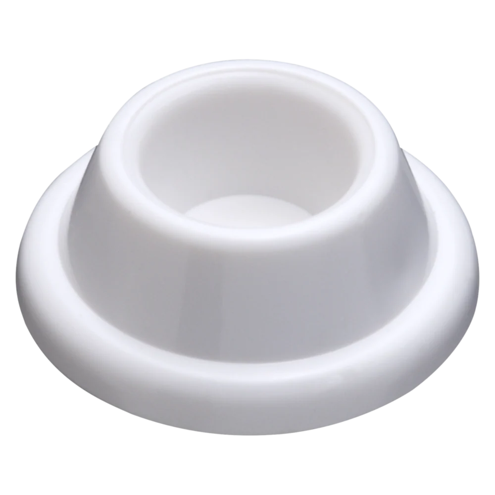 Proven National Hardware White Self-Adhesive Wall Door Stop Reusable