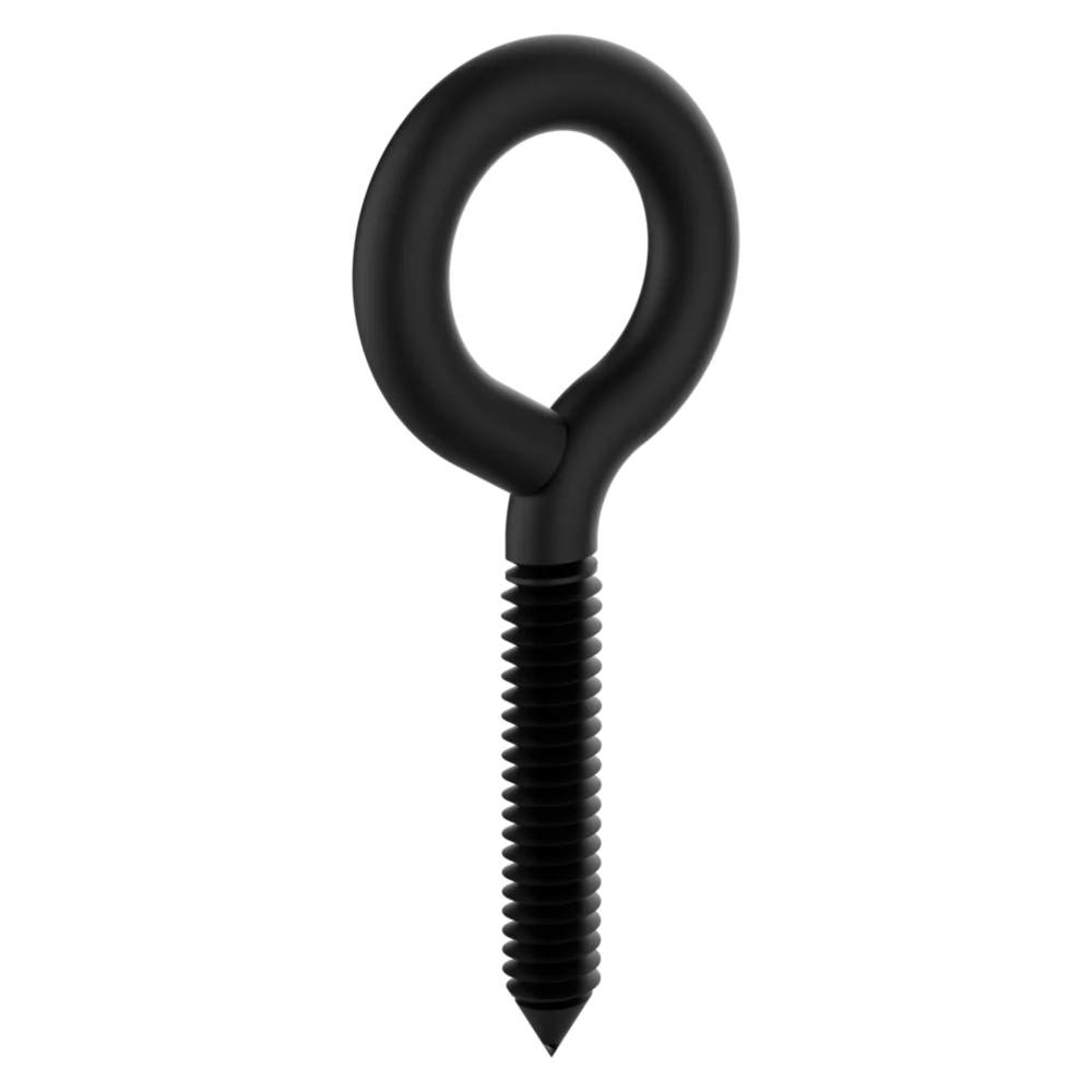 Sustainable National Hardware 000 3-7 8 Storm Shine Screw Eye 2-Count Enhanced
