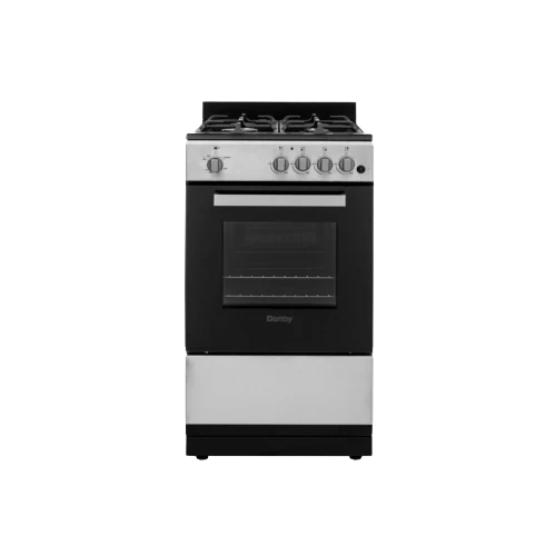 Contemporary Danby 20″ Wide Gas Range in Stainless Steel Casual