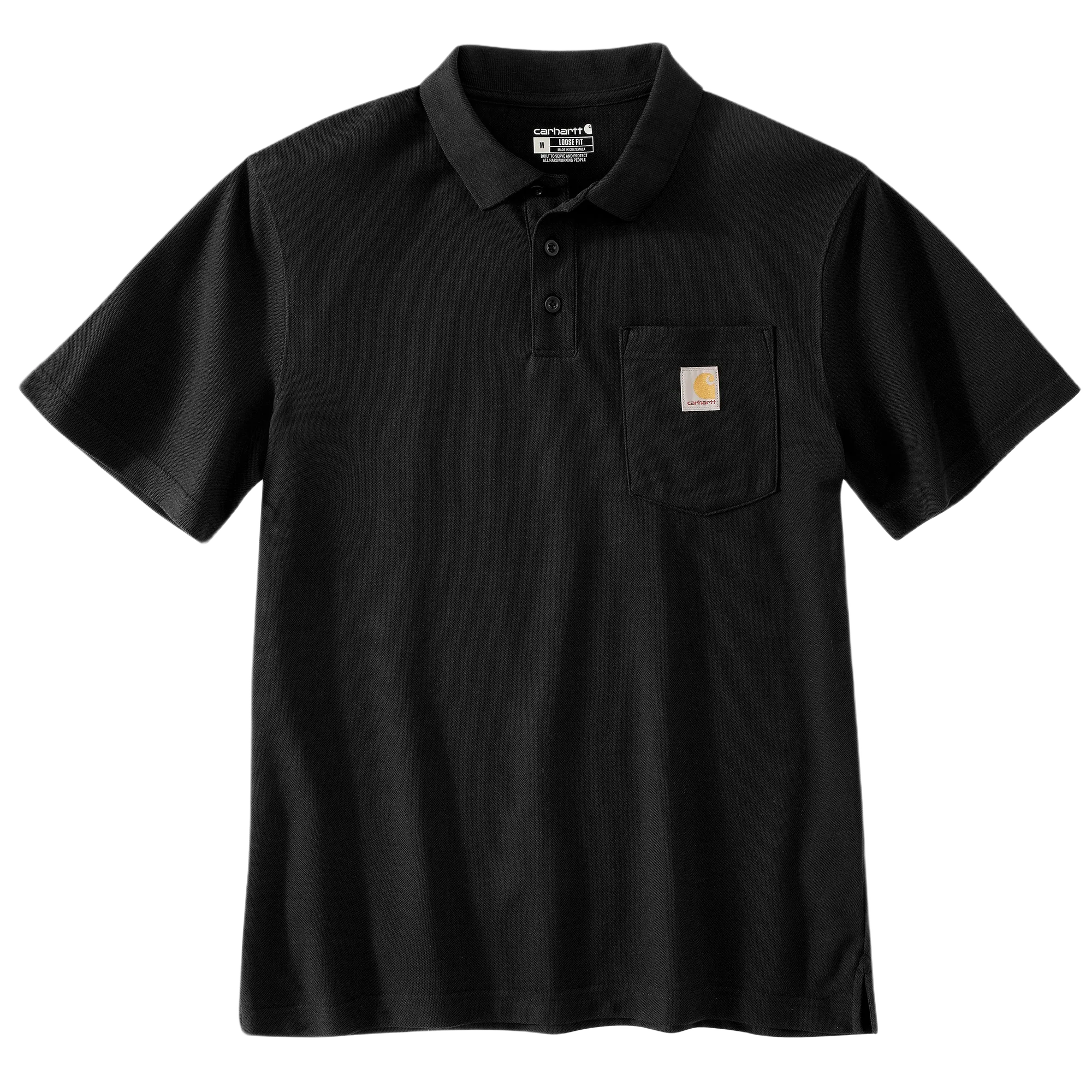 Refined Carhartt Men’s Loose Fit Midweight Short-Sleeve Pocket Polo Healthy