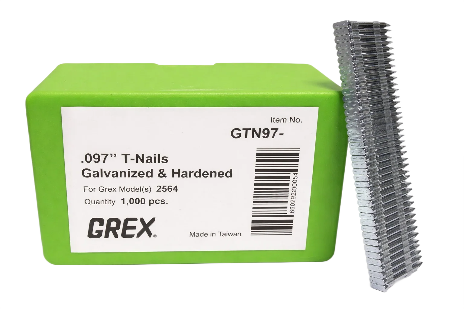 User-Friendly Grex 1-1 2 0.097 Galvanized Heat-Treated T-Nails 2 000 Ct Reliable