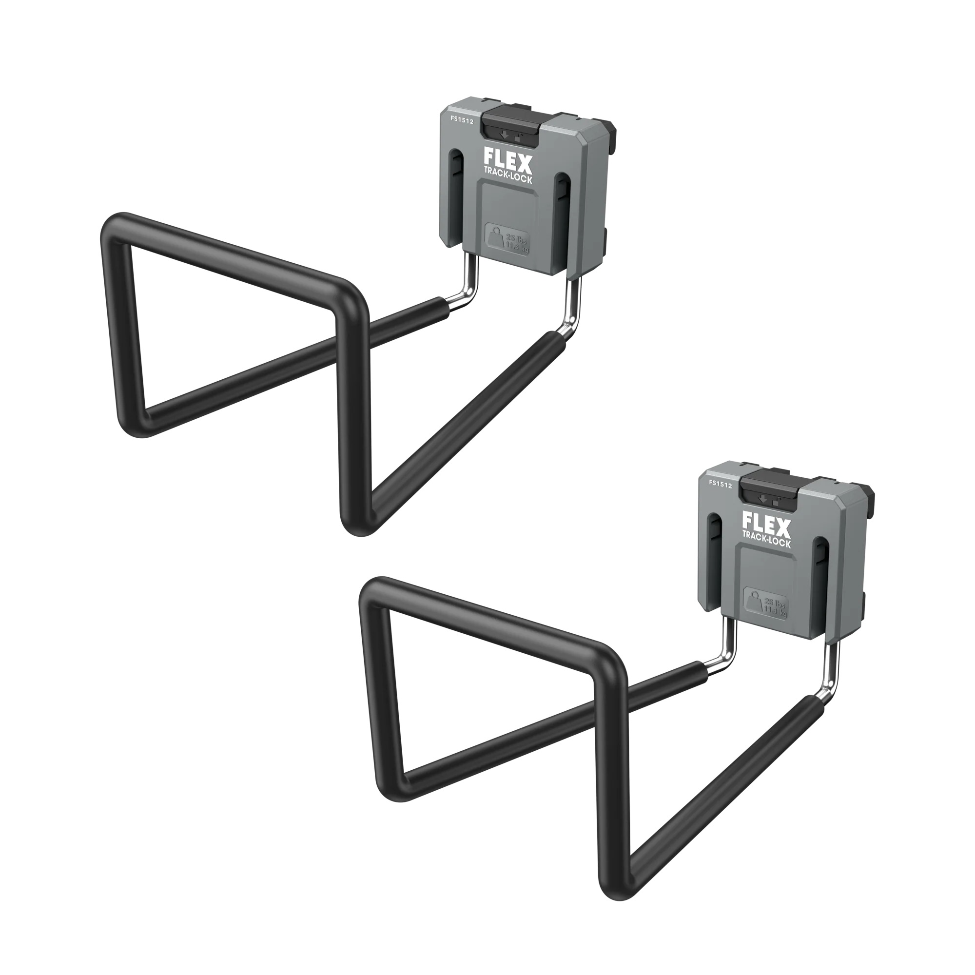 Easy-to-Use FLEX TRACK LOCK™ Large Folding U-Hook 2 Pack Proven