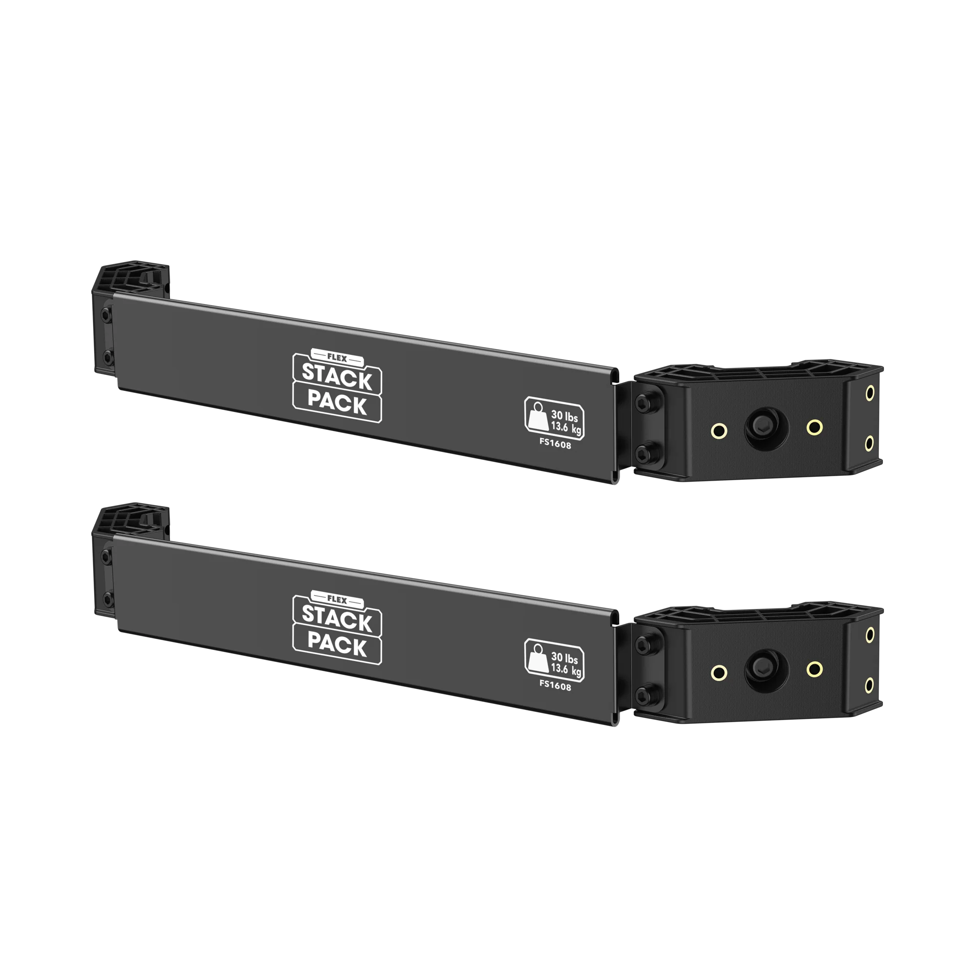 Organic FLEX STACK PACK™ Side Mount Rails 2 Pack Reliable