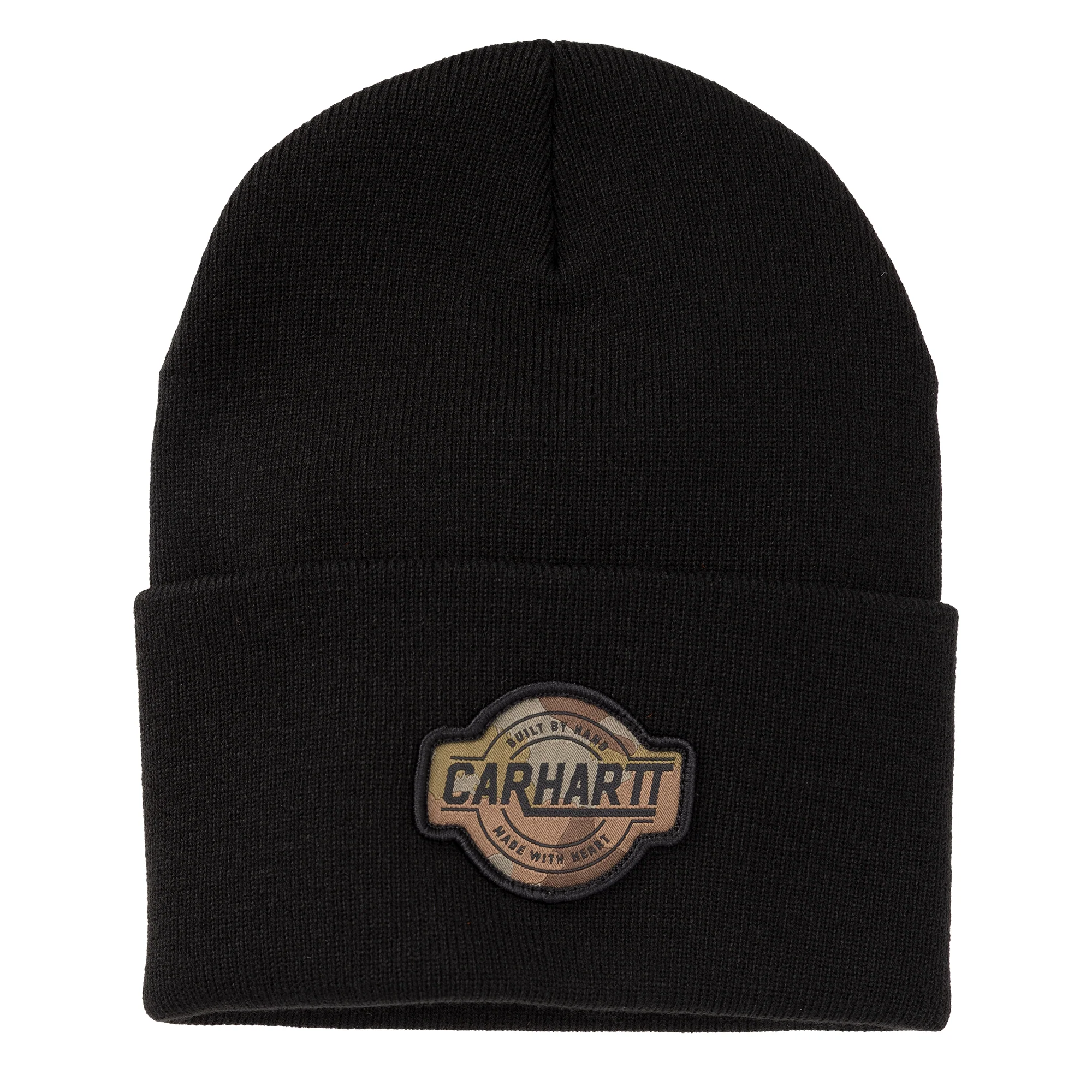 Fine Crafted Carhartt Men’s Camo Patch Cuffed Beanie Quality