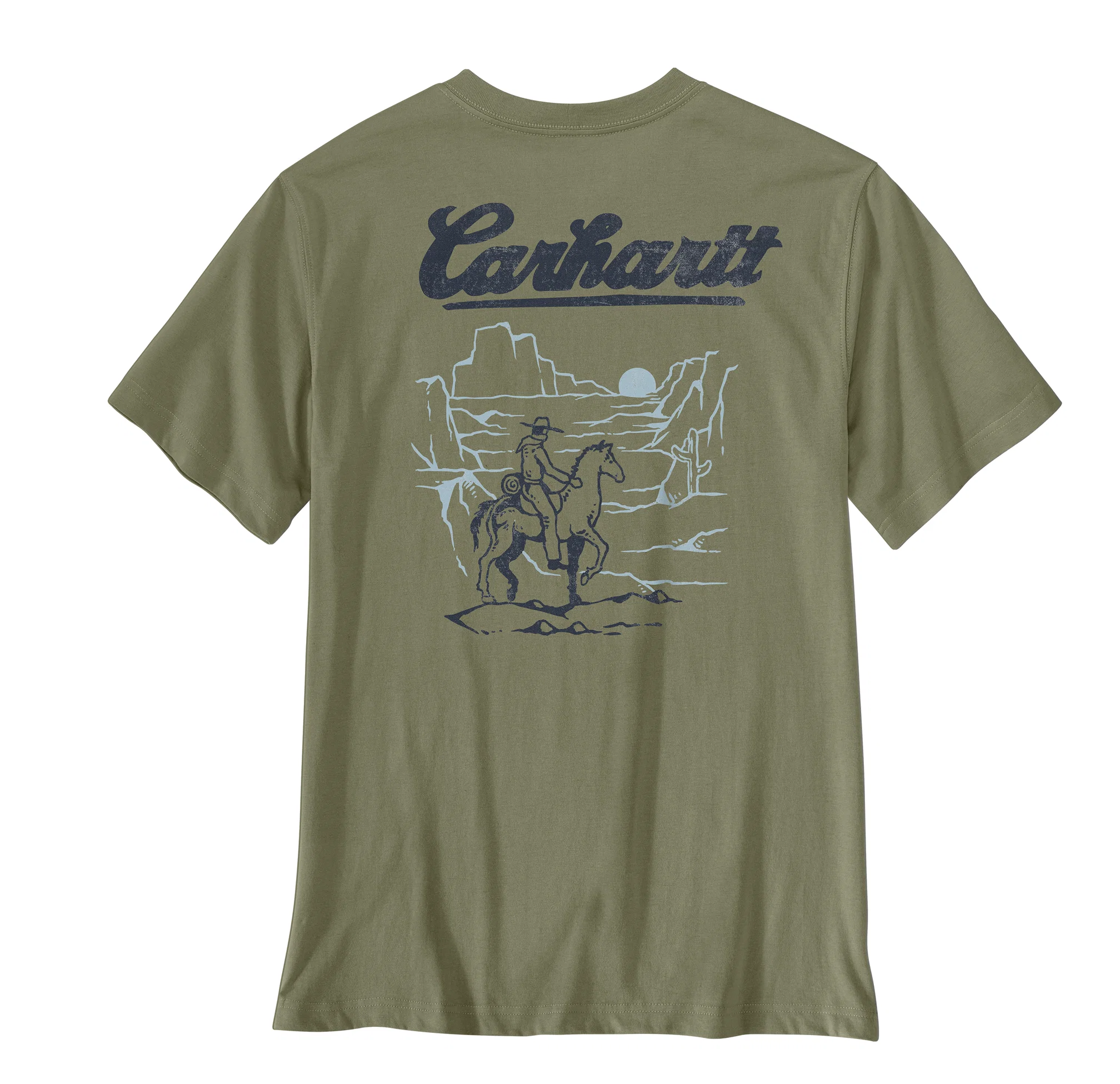 World-Class Carhartt Men’s Irvine Relaxed Sunset Cowboy T-Shirt Convenient