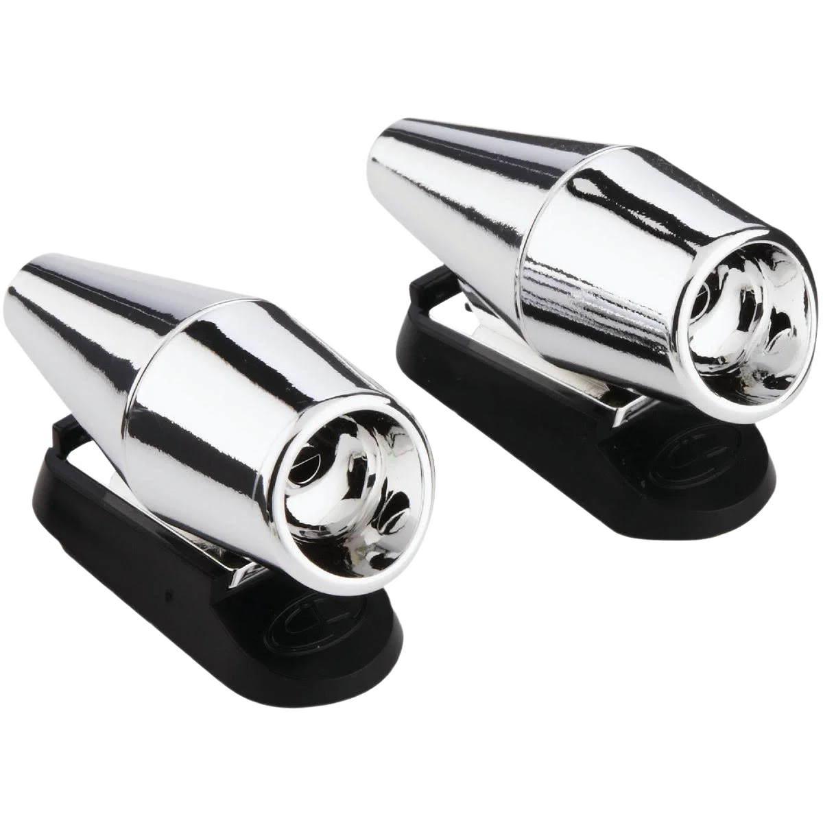 Organic Custom Accessories Chrome Deer Alert 2-Pack Secure