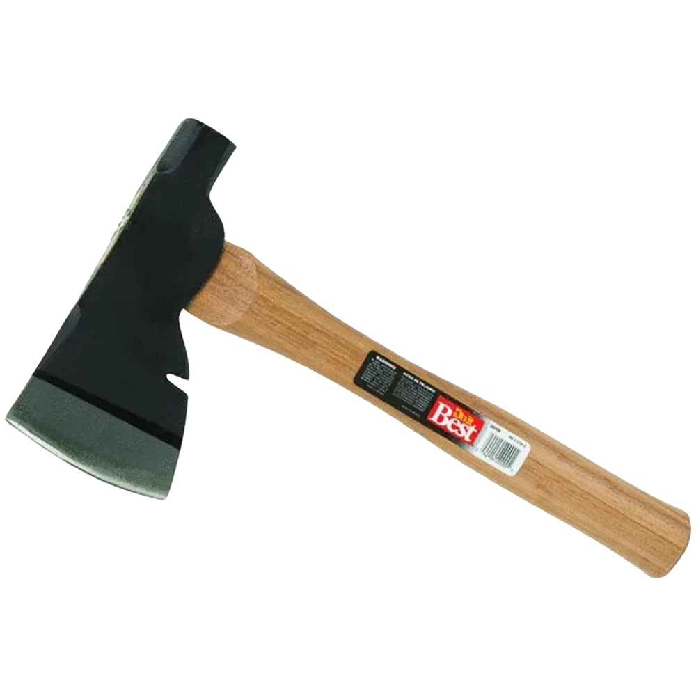 Official Do it 24 oz. Head Hickory Handle Half Hatchet 14 in. Relaxed