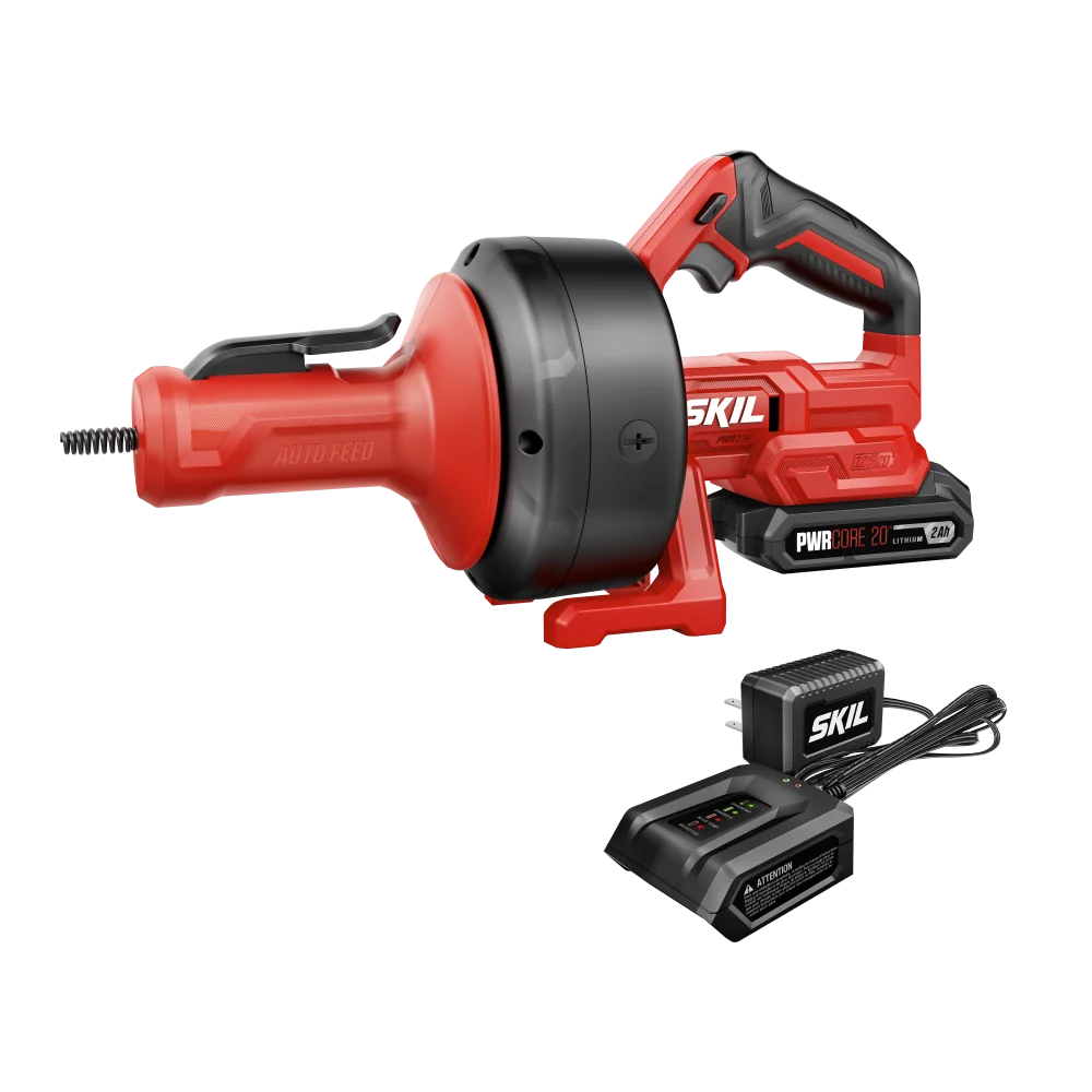 Top-Quality SKIL 12V 20V Power Snake Drain Cleaner 20V Kit Unique