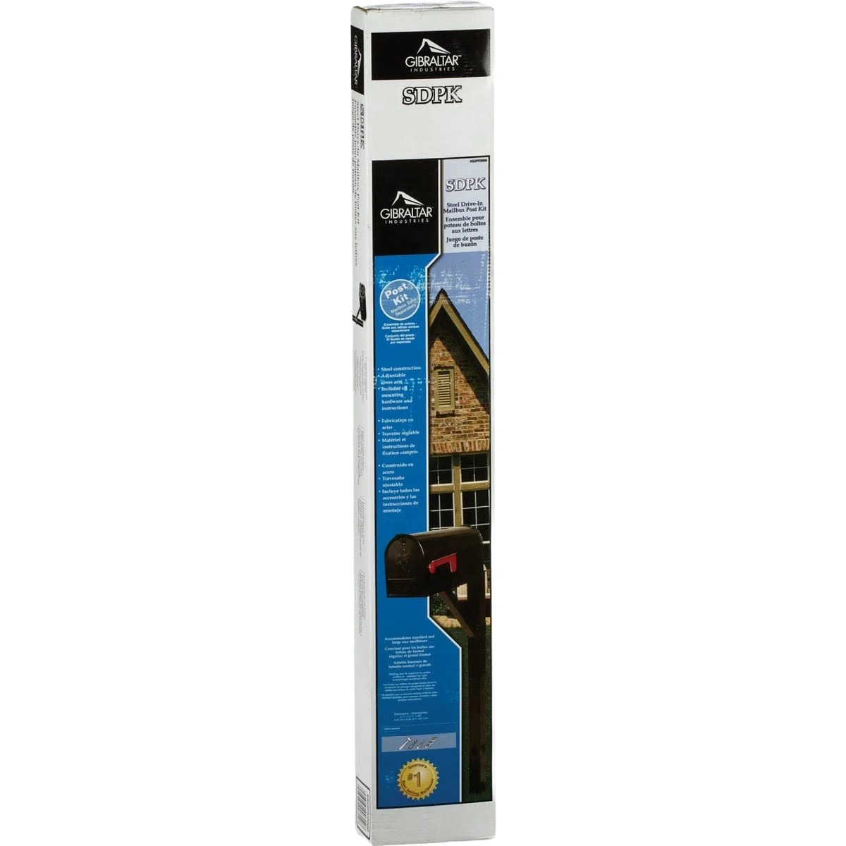 Verified Gibraltar Deluxe Square Drive-In Post Kit Reusable