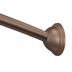 Minimalist Moen Old World Bronze Adjustable Curved Shower Rod Smart