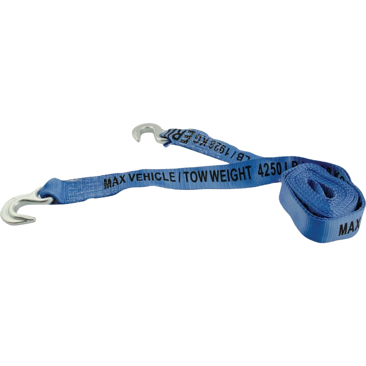Fashionable Erickson 2 In. x 15 Ft. 4250 Lb. Blue Tow Strap with Hooks Outstanding