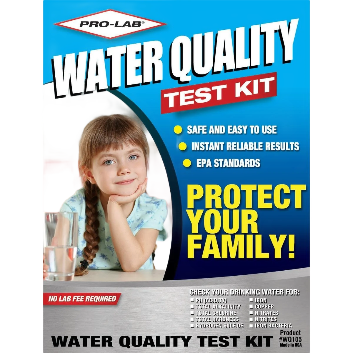 Fine Crafted Pro-Lab Water Quality Test Kit Verified