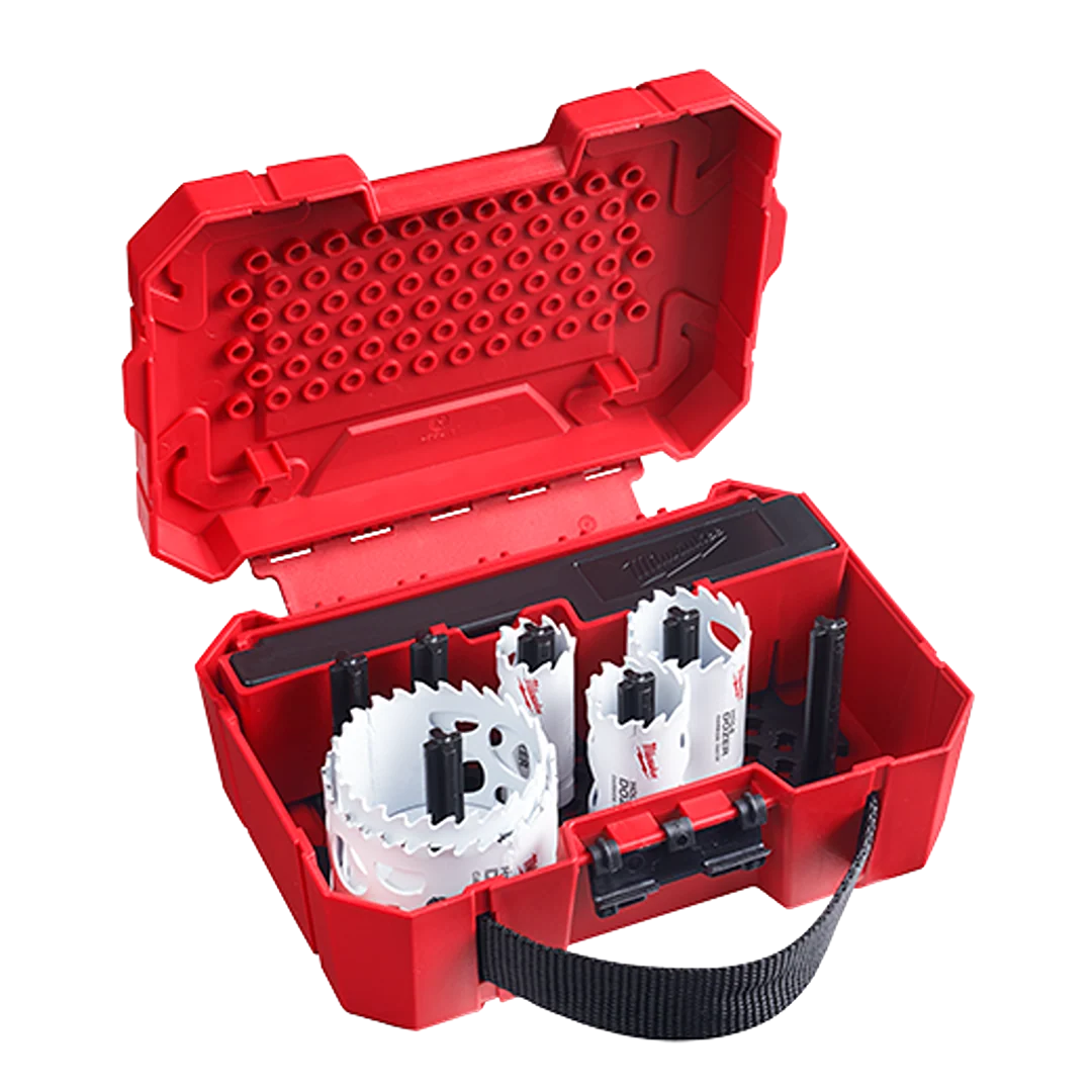 Long-Lasting Milwaukee 9 PC HOLE DOZER™ with Carbide Teeth Hole Saw Kit Practical