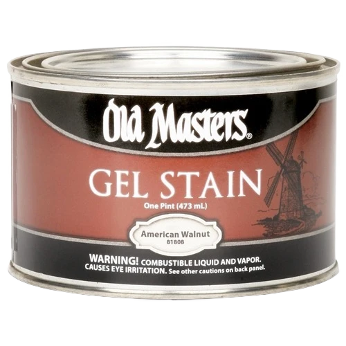 Exceptional Old Masters American Walnut Oil Base Gel Stain 1 Pint Soft