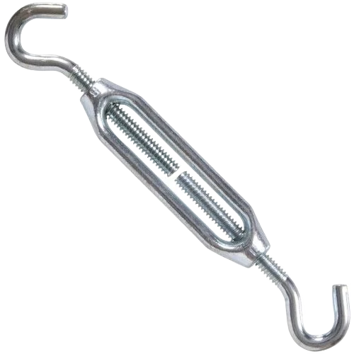 Fast National Hardware 1 4 x 7-1 2 Zinc Hook Turnbuckle Pure