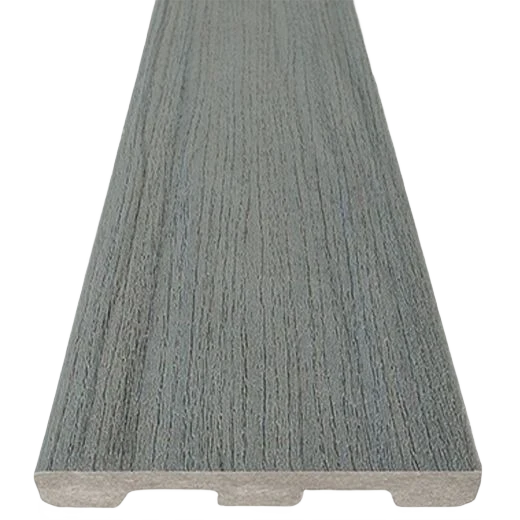 Fine Crafted Timbertech Prime Sea Salt Gray Grooved Board Decking 12 ft. Detailed
