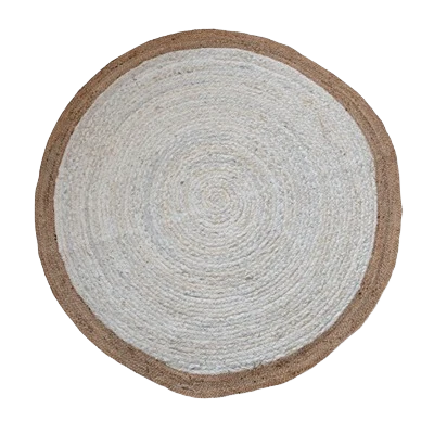 Fine Bloomingville Hand Woven Jute Braided Rug 5 ft. Superior