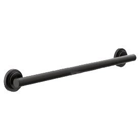 Traditional Moen Matte Black Iso 24 Grab Bar Premium