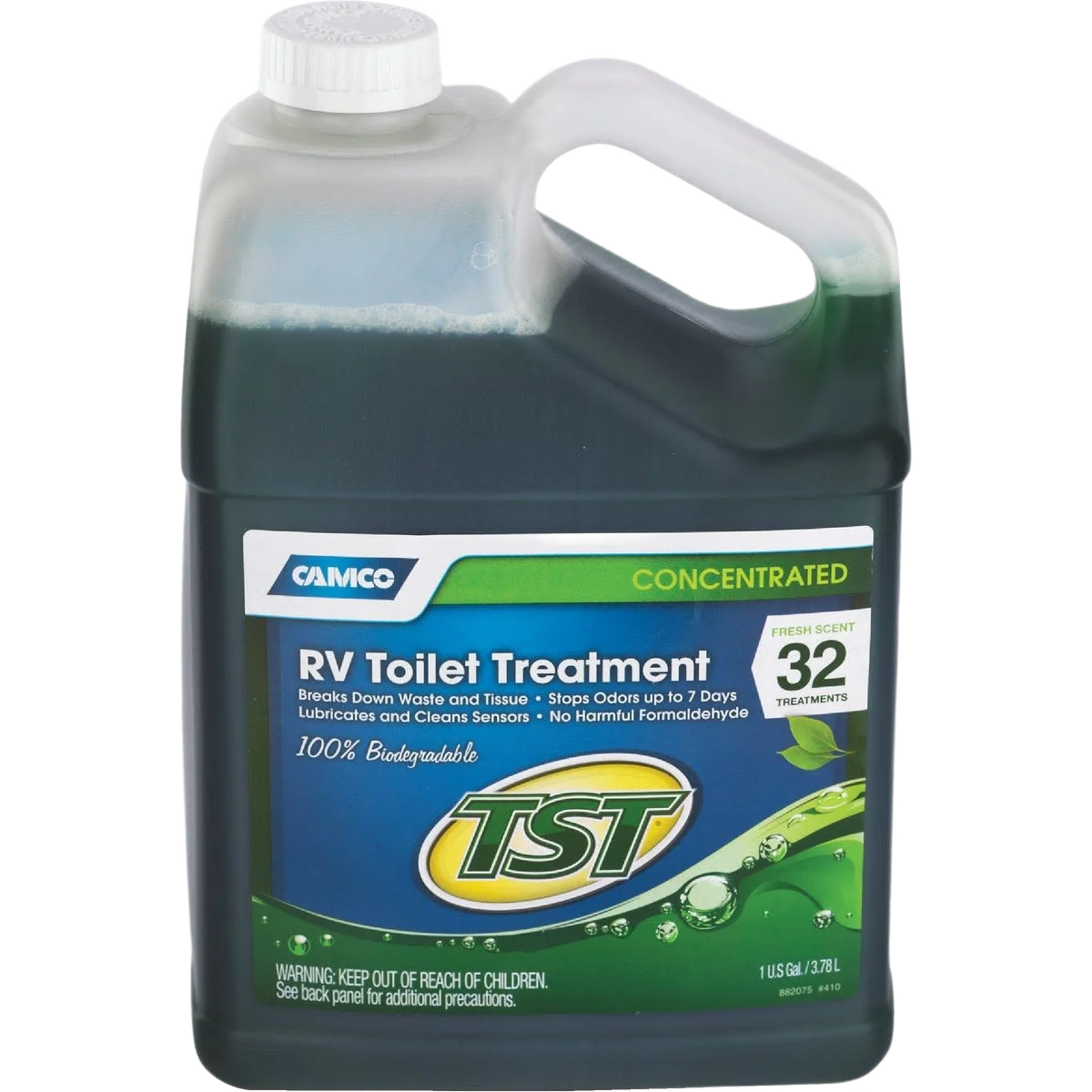 Minimalist Camco TST RV Tank Treatment Green