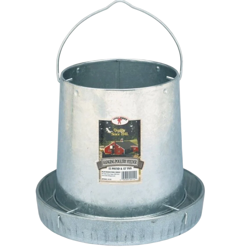 Quality Little Giant Hanging Poultry Feeder 12 lb. Consistent