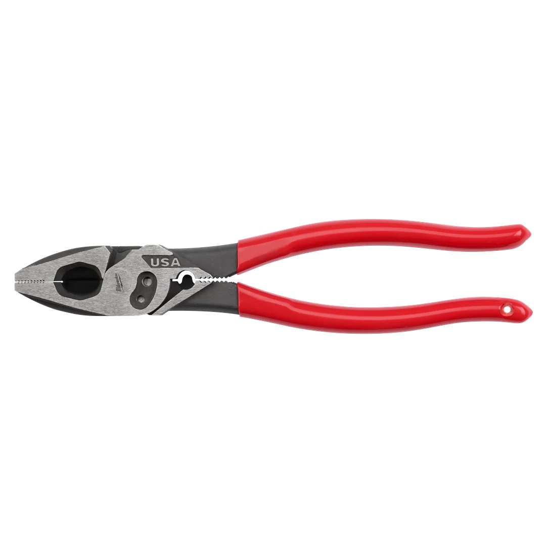 Versatile Milwaukee 9 Lineman’s Dipped Pliers w Crimper Bolt Cutter Verified